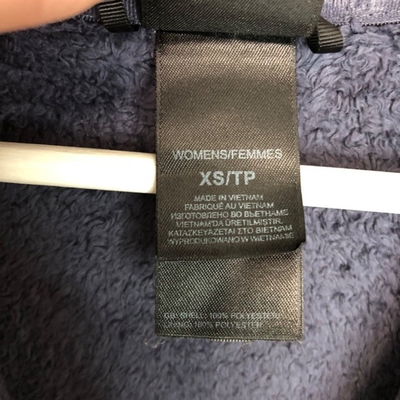 The North Face Osito Fleece Zip Jacket Purple Teal Womens XS - Picture 10 of 14